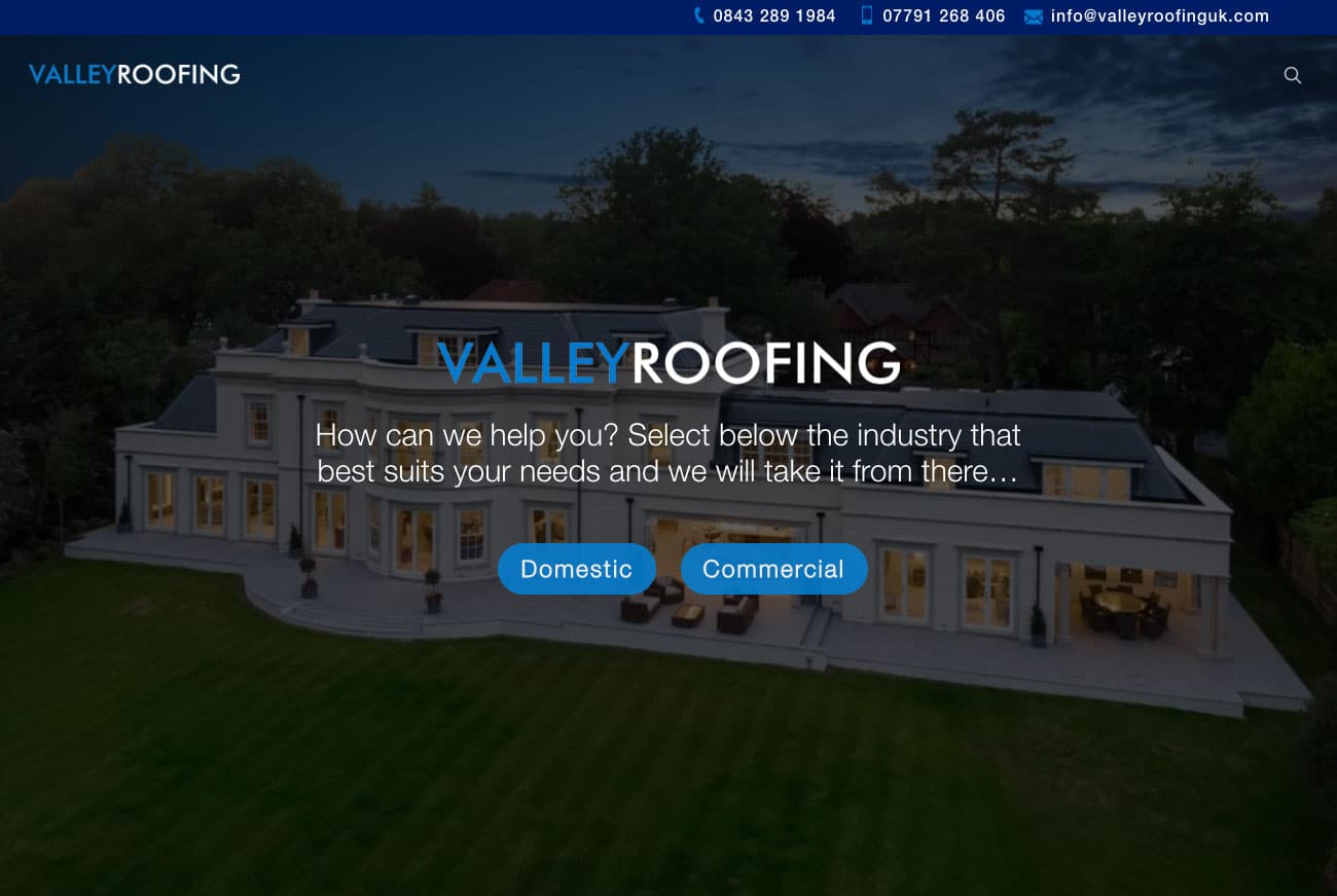 Valley Roofing
